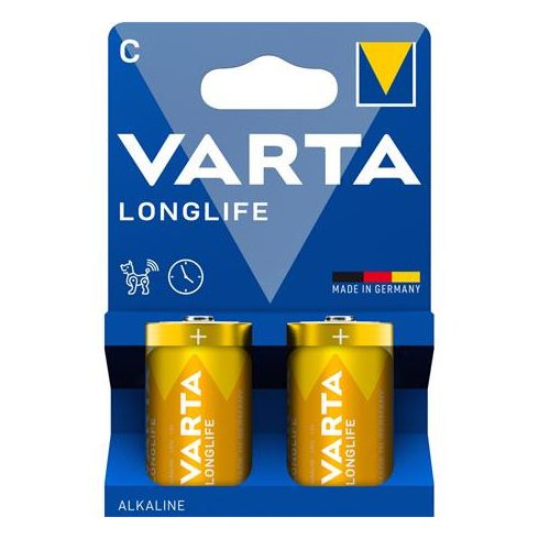 Elem, C baby, 2 db, műanyagmentes, VARTA "Longlife"