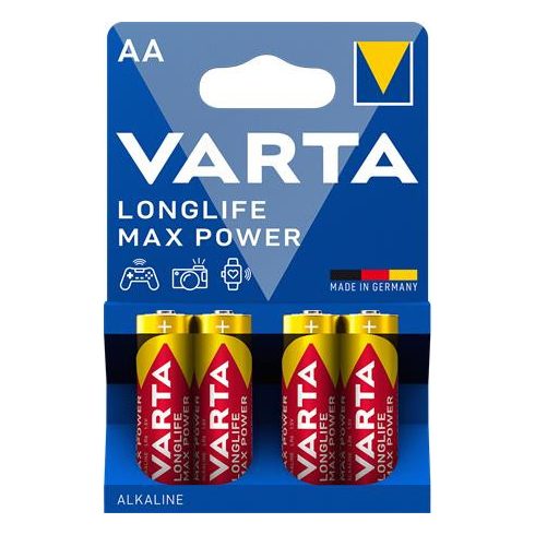 Elem, AA ceruza, 4 db, VARTA "Longlife Max Power"