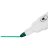 Táblamarker, kúpos hegyű, 2 mm, 10 db, NOBO "Glide", zöld