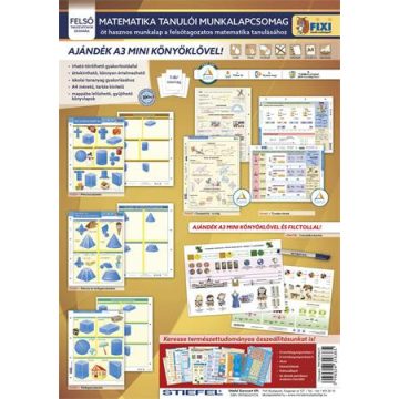   Tanulói munkalap csomag, 5 munkalap, 1 alátét, filc, STIEFEL "Matematika felsősöknek"