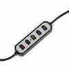 Lampa kosmetyczna LED bezcieniowa biurkowa do manicure paznokci łuk czarna