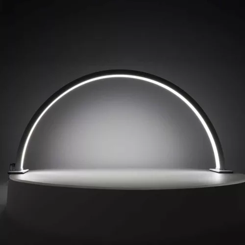 Lampa kosmetyczna LED bezcieniowa biurkowa do manicure paznokci łuk biała
