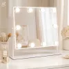 Lusterko do makijażu LED z 10 żarówkami podświetlane kosmetyczne 3 rodzaje barw
