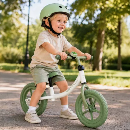 Rowerek biegowy Trike Fix Balance z dzwonkiem zielony