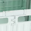 Wózek transportowy na zakupy LUARO składany 4 kółka pokrywka zielony