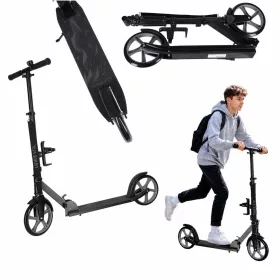   Hulajnoga miejska Trike Fix składana koła 200mm czarno-szara
