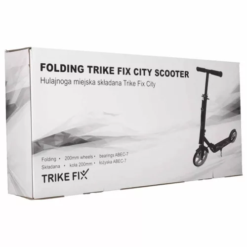 Hulajnoga miejska Trike Fix składana koła 200mm czarno-szara