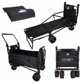 Wózek transportowy LUARO składany łóżko polowe 2w1
