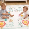 Oktatási kétoldalas összecsukható habszivacs szőnyeg 180x200cm állatmintával