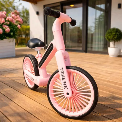 Trike Fix Glow LED-es terepkerékpár rózsaszínű