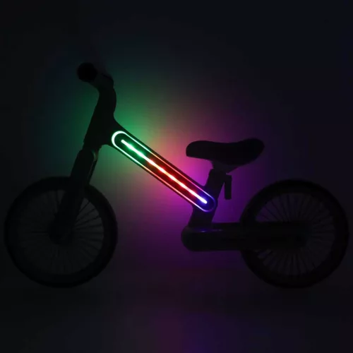 Trike Fix Glow LED-es terepkerékpár rózsaszínű