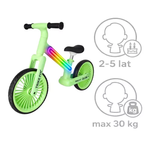 Trike Fix Glow LED neonzöld neon zöld terepkerékpár