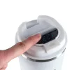 Termikus bögre szájkosárral LED termosz 500ml fehér