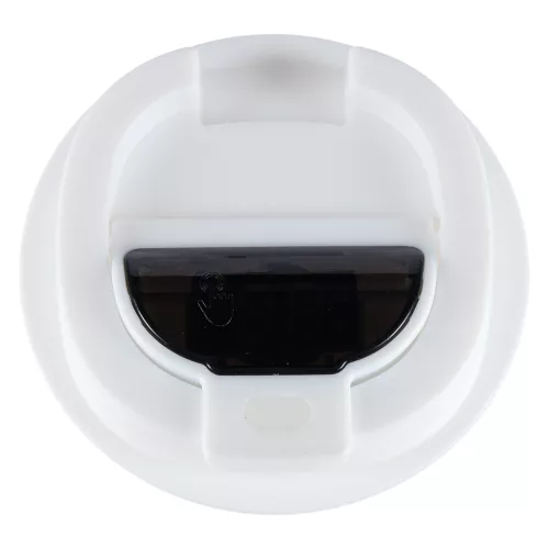 Termikus bögre szájkosárral LED termosz 500ml fehér