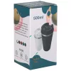 Termikus bögre szájkosárral LED termosz 500ml fekete