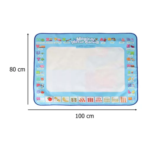 Vízfestő szőnyeg vízfestő filctollak sablonok sablon henger 100x80cm ábécé