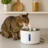 Ivókút kutyának macskának automata USB LED-es itató 2.4l tisztító szűrő