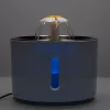 Ivókút kutyának macskának automata USB LED-es itató 2.4l tisztító szűrő