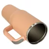 Termikus bögre szívószállal és fogantyúval termosz 1200ml por rózsaszínű