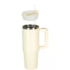 Termikus bögre szívószállal és fogantyúval termosz 1200ml tejszínhab
