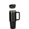 Termikus bögre szívószállal és fogantyúval termosz 1200ml fekete