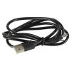 Masszázs kefe fejbőr masszírozó olaj applikátor USB fekete