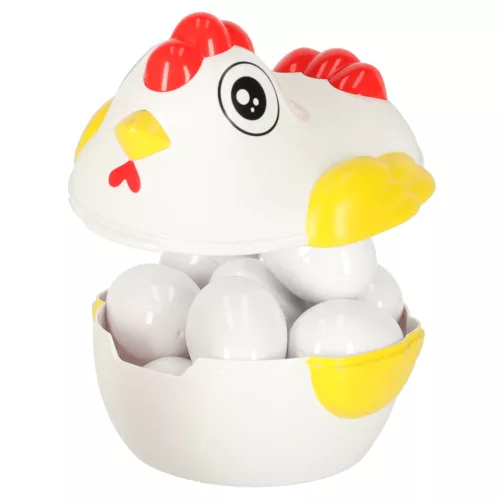 Oktatási puzzle sorter megfelelő formák tojás 10 db tyúk