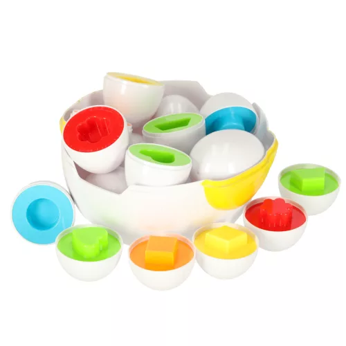 Oktatási puzzle sorter megfelelő formák tojás 10 db tyúk