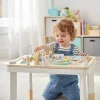 Lulilo montessori színes manipulációs asztal