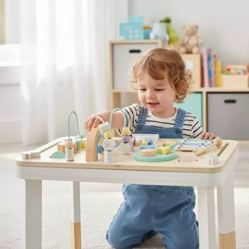 Lulilo montessori színes manipulációs asztal