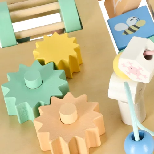 Lulilo montessori színes manipulációs asztal