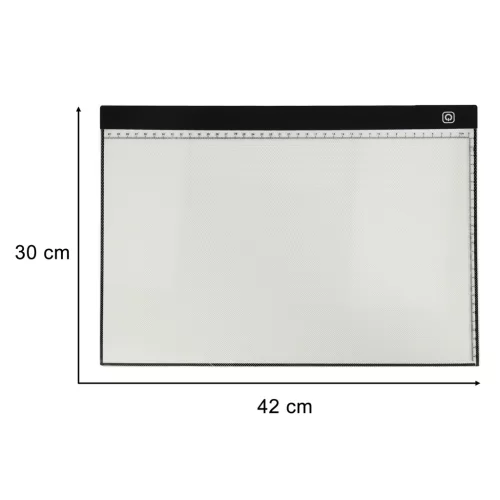 Rajzolótábla A3 pausztábla LED megvilágítással