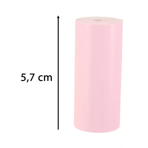 Hőpapír tekercsek mini nyomtatóhoz 5.7cmx3m 3 db színes