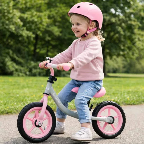 Trike Fix Balance cross-country kerékpár fehér és rózsaszín
