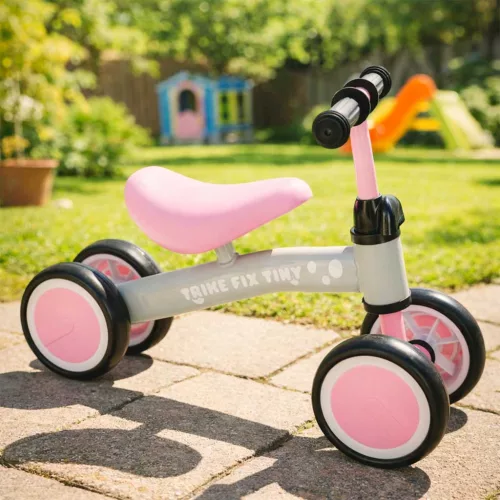 Trike Fix Apró terepjáró tricikli rózsaszínű