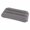 BESTWAY 67121 Utazási felfújható velúr párna szürke