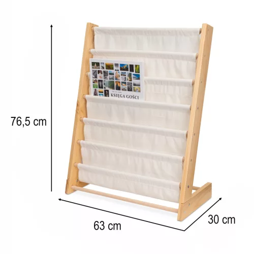 Gyermek könyvespolc állvány polc 79cm