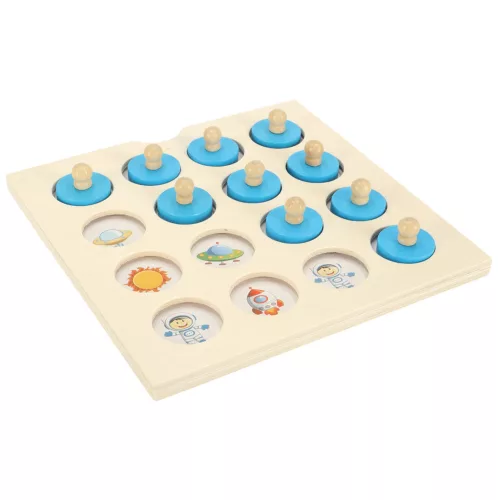Fa puzzle társasjáték memória + 4 kártya