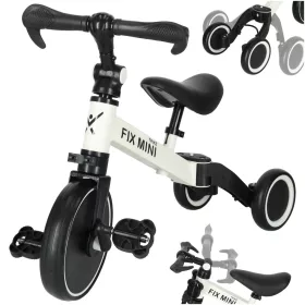   Trike Fix Mini terepjáró tricikli 3in1 pedálokkal, fehér színben