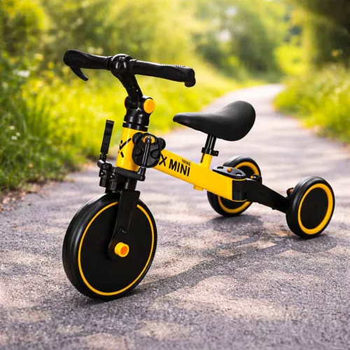 Trike Fix Mini terepjáró tricikli 3in1 pedálokkal sárga