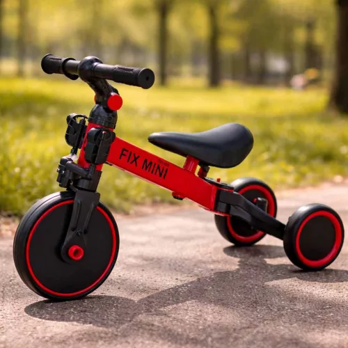 Trike Fix Mini terepjáró tricikli 3in1 pedálokkal piros