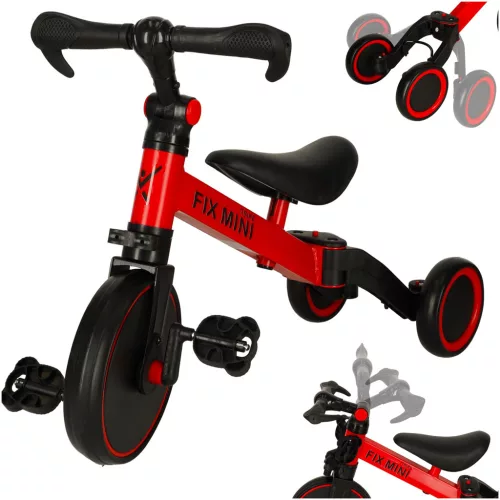 Trike Fix Mini terepjáró tricikli 3in1 pedálokkal piros