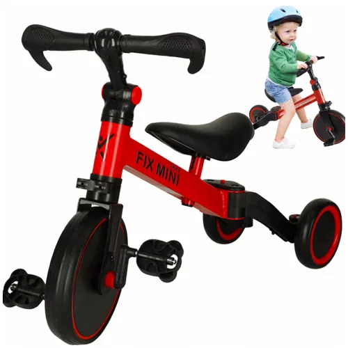 Trike Fix Mini terepjáró tricikli 3in1 pedálokkal piros