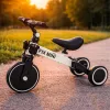 Trike Fix Mini terepjáró tricikli 3in1 pedálokkal, fehér színben