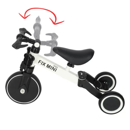 Trike Fix Mini terepjáró tricikli 3in1 pedálokkal, fehér színben