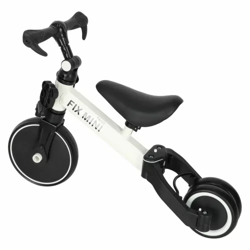 Trike Fix Mini terepjáró tricikli 3in1 pedálokkal, fehér színben