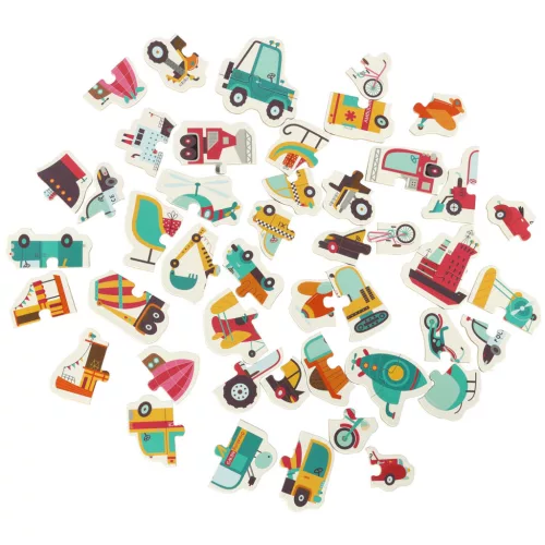 Puzzle egy dobozban járművek 24 rejtvények