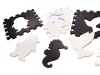 Hab puzzle szőnyeg / játszószőnyeg gyerekeknek 25 darab fekete-fehér