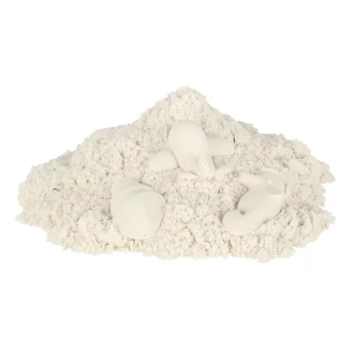 Kinetikus homok 1kg zsákban fehér