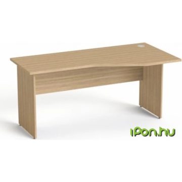   MAYAH Íróasztal íves jobbos laplábbal 160x80 cm Freedom SV-23 kőris